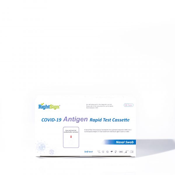 RightSign Rapid Antigen Test Nasal 20 Pack